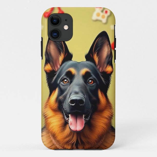 Deutscher Schäferhund Case-Mate iPhone Hülle (Rückseite)