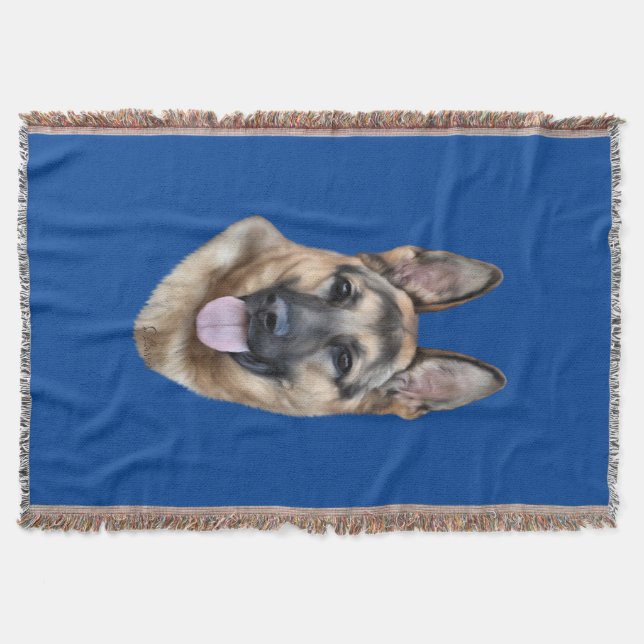 Deutscher Schäferhund Decke (Vorderseite)