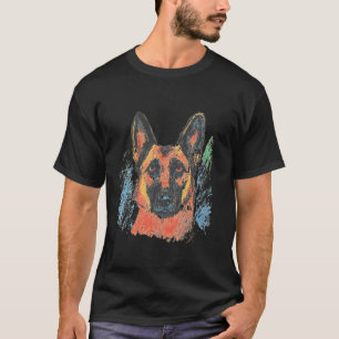 Deutscher Schäferhund Designer T-Shirt