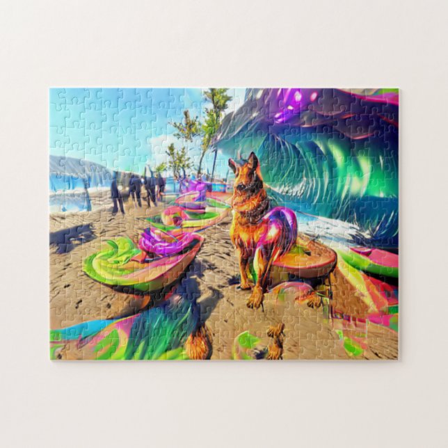 Deutscher Schäferhund Dog Jigsaw Puzzle (Horizontal)