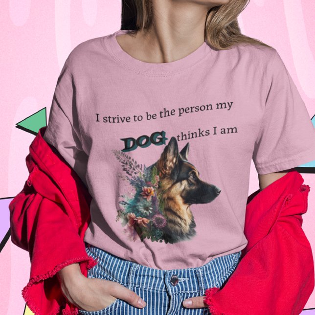 Deutscher Schäferhund Dog-Lover T - Shirt (Von Creator hochgeladen)