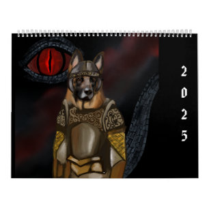 Deutscher Schäferhund  „Dragons & Dogs “ Kalender