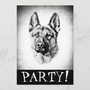 Deutscher Schäferhund Einladung