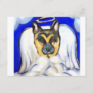 Deutscher Schäferhund Engel Postkarte