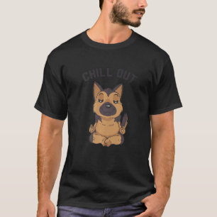 Deutscher Schäferhund Entspannungs-Meditations-Lot T-Shirt