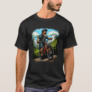 Deutscher Schäferhund Fahrrad Mountainbiker Schäfe T-Shirt