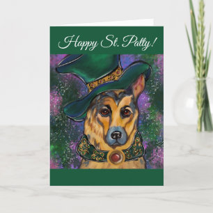 Deutscher Schäferhund        Feiertagskarte