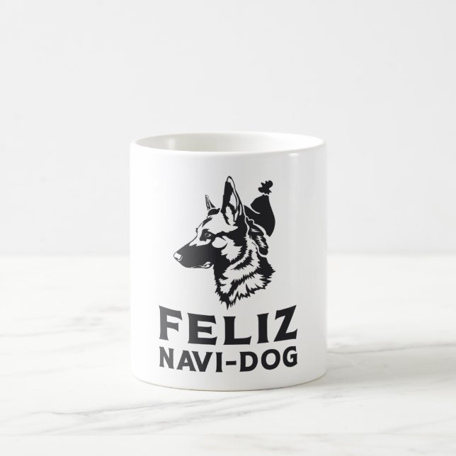 Deutscher Schäferhund Feliz Navi-Dog Hunde Tier Vi Kaffeetasse (Mittel)