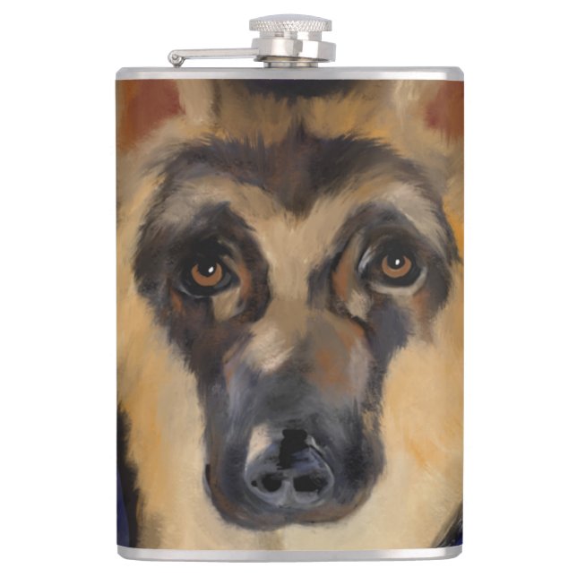 DEUTSCHER SCHÄFERHUND FLACHMANN (Vorderseite)