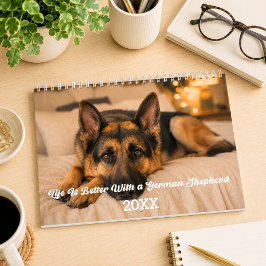 Deutscher Schäferhund Foto Life is Better 2027 Kalender
