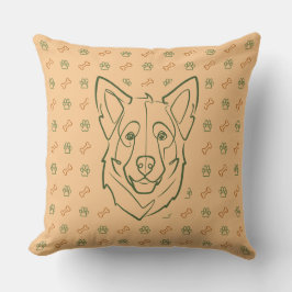 Deutscher Schäferhund, Gebaut zum Beschützen, Gebo Kissen