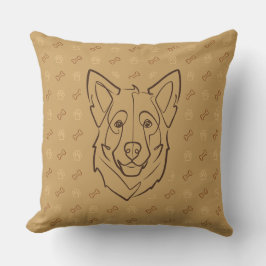 Deutscher Schäferhund, Gebaut zum Schutz, Geboren Kissen