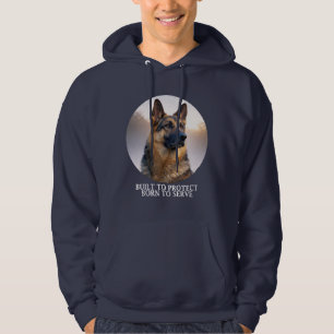 Deutscher Schäferhund, gebaut zum Schutz Hoodie