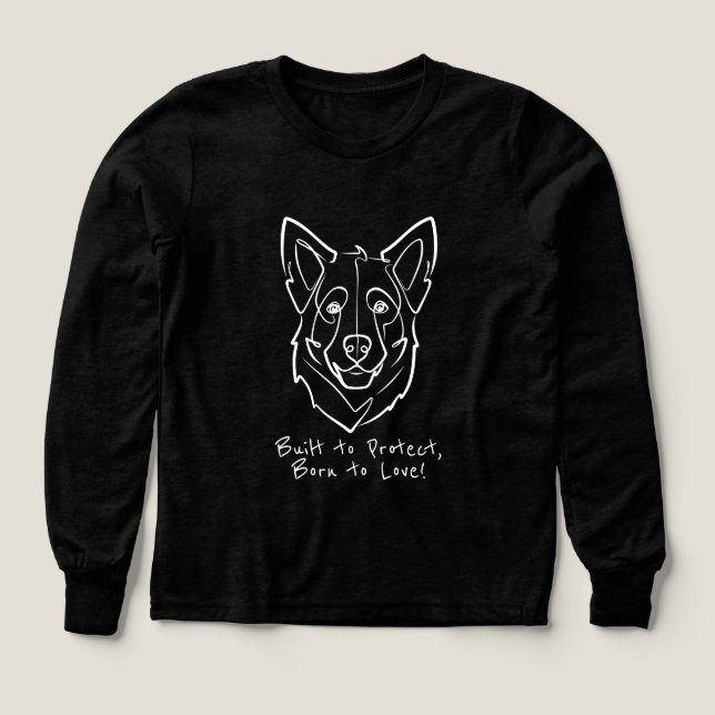 Deutscher Schäferhund, Gebaut zum Schützen, Gebore (Design Vorderseite)