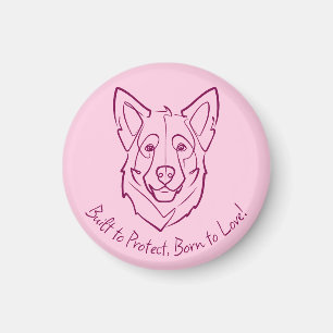 Deutscher Schäferhund, Gebaut zum Schützen, Gebore Magnet
