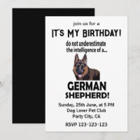 Deutscher Schäferhund Geburtstagsschäfer