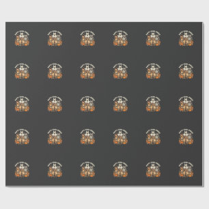 Deutscher Schäferhund Geist Halloween Howl-Oween D Geschenkpapier