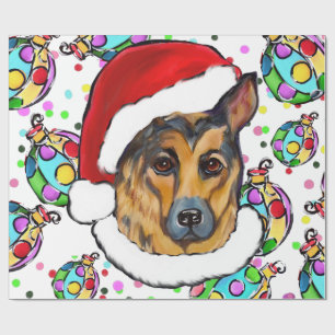 DEUTSCHER SCHÄFERHUND GESCHENKPAPIER