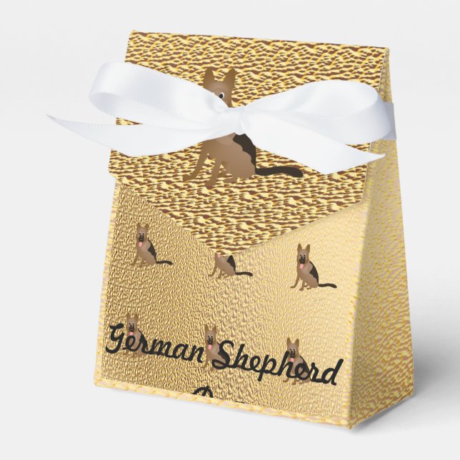 Deutscher Schäferhund Geschenkschachtel (Vorderseite)