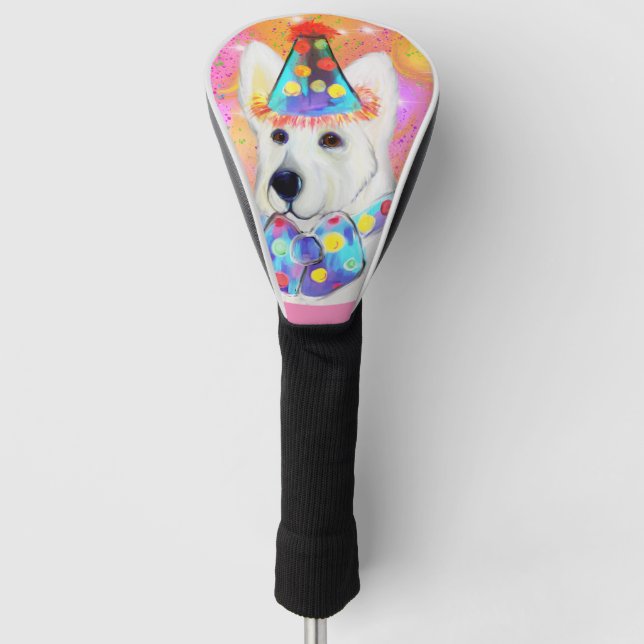 Deutscher Schäferhund Golf Headcover (Vorderseite)