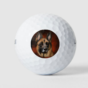 DEUTSCHER SCHÄFERHUND GOLFBALL