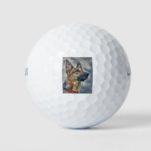 Deutscher Schäferhund Golfball