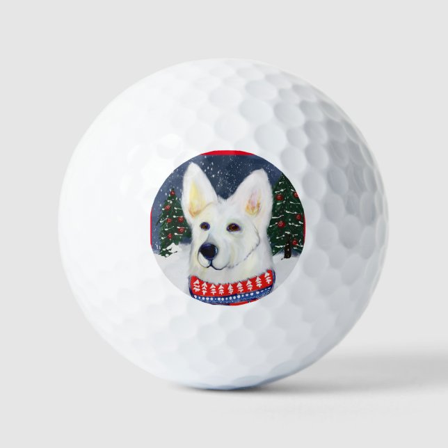 Deutscher Schäferhund Golfball (Vorderseite)