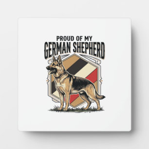 Deutscher Schäferhund Grafik Vintage Gravur Hunde  Fotoplatte