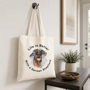 Deutscher Schäferhund GSD Foto Leben Ist Besser Tragetasche
