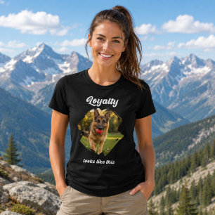 Deutscher Schäferhund GSD Foto Loyalität T-Shirt