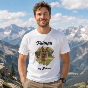 Deutscher Schäferhund GSD Foto Treu von Natur aus T-Shirt