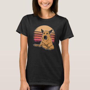 Deutscher Schäferhund Gsd Sonnenuntergang 4 T-Shirt