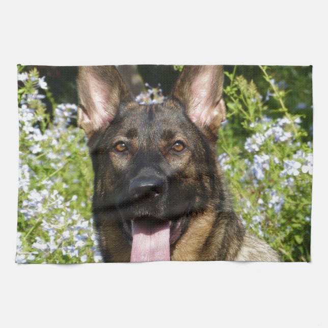 Deutscher Schäferhund Handtuch (Horizontal)