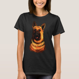 Deutscher Schäferhund Hepherd Dog Animal T-Shirt