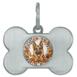 Deutscher Schäferhund Herbst Tiermarke