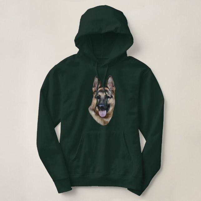 Deutscher Schäferhund Hoodie (Design vorne)