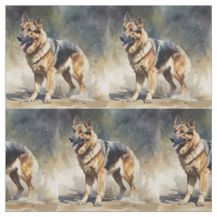 Deutscher Schäferhund Hund Haustier Tier Stoff