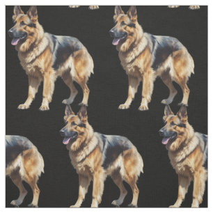 Deutscher Schäferhund Hund Haustier Tier Stoff