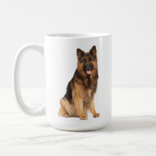 Deutscher Schäferhund, Hunderasse, lustiger Hund,  Kaffeetasse