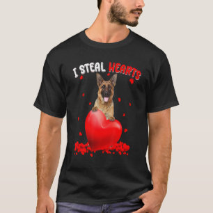 Deutscher Schäferhund I stiehlt Herzen Süßes Valen T-Shirt