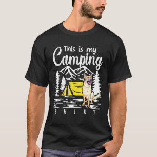 Deutscher Schäferhund im Campfire Das ist mein Cam T-Shirt