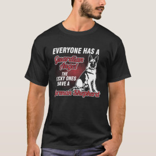 Deutscher Schäferhund ist mein Schutzengel GSD-Hu T-Shirt