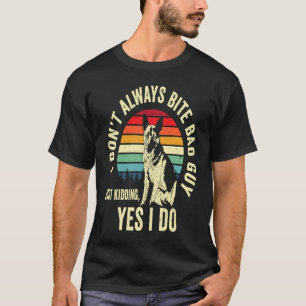 Deutscher Schäferhund K9 Polizeihund Rechtsschutz T-Shirt