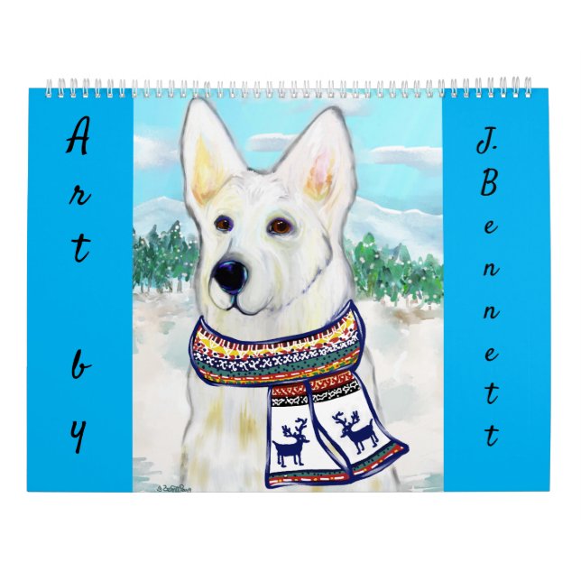 Deutscher Schäferhund Kalender (Rückseite)
