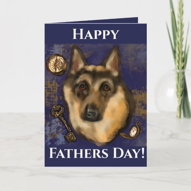 Deutscher Schäferhund Karte (Vorderseite)