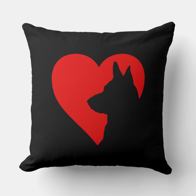 Deutscher Schäferhund Kissen (Vorderseite)