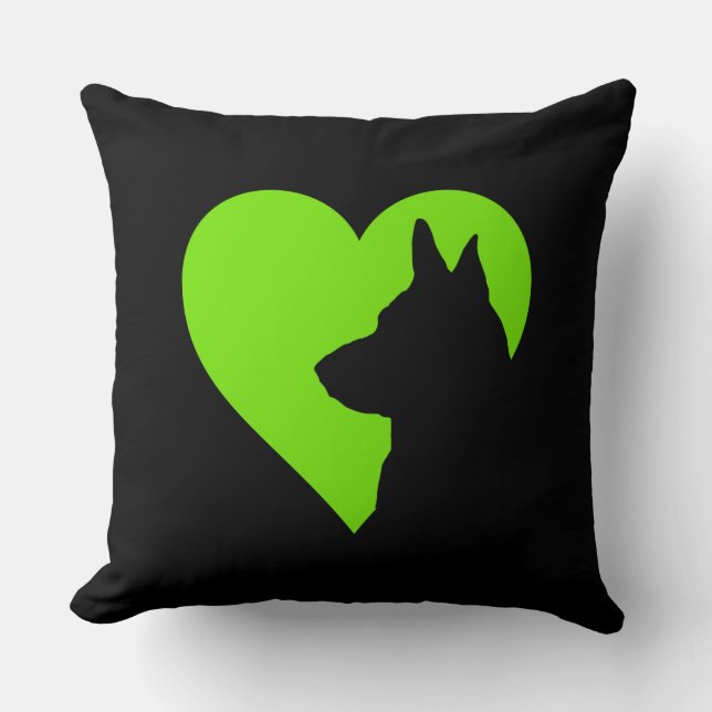Deutscher Schäferhund Kissen (Vorderseite)
