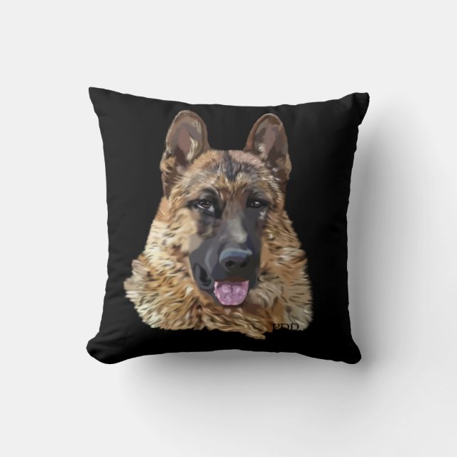 Deutscher Schäferhund Kissen (Vorderseite)
