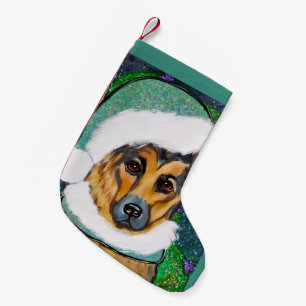 DEUTSCHER SCHÄFERHUND KLEINER WEIHNACHTSSTRUMPF