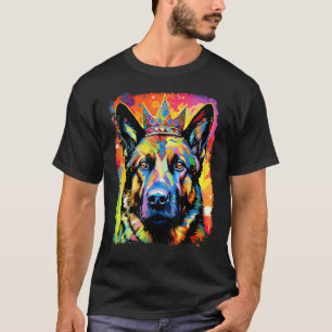 Deutscher Schäferhund Königin König T-Shirt
